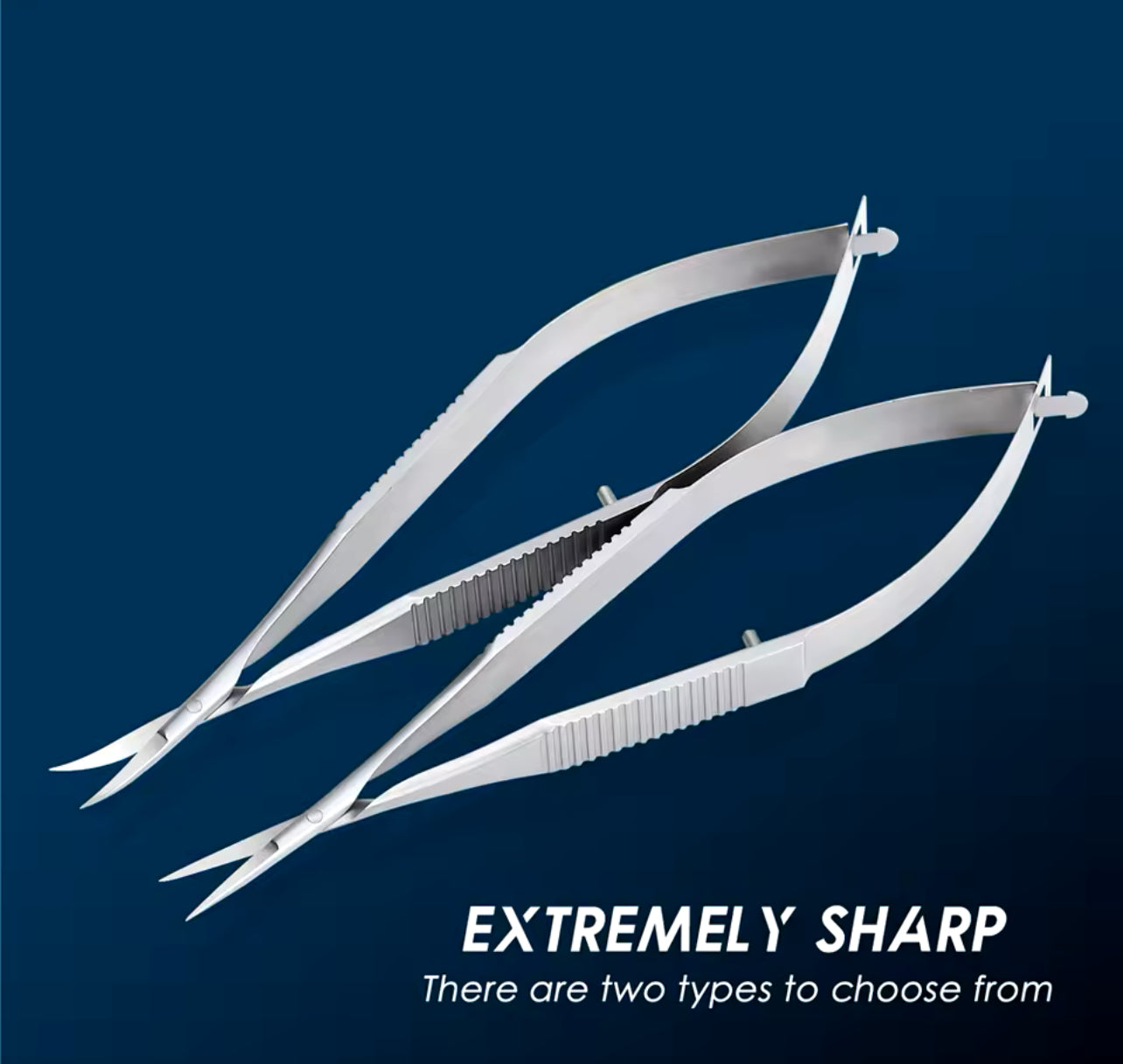 Russian Manicure Scissors Straight Tip Professional Stainless Steel