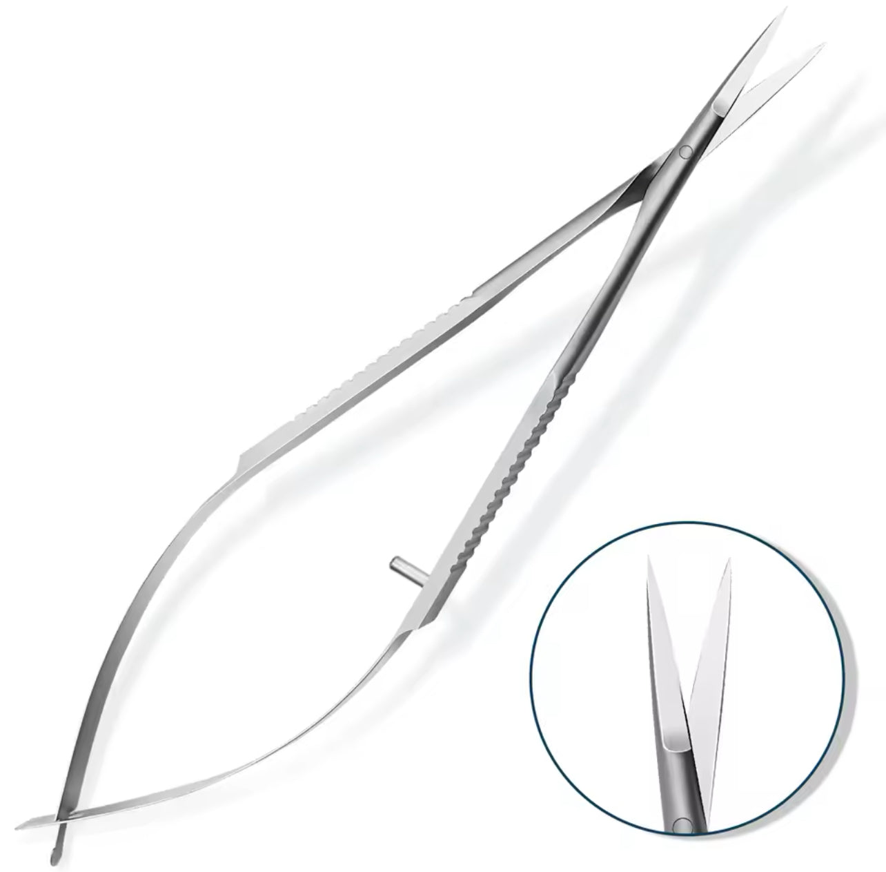 Russian Manicure Scissors Straight Tip Professional Stainless Steel