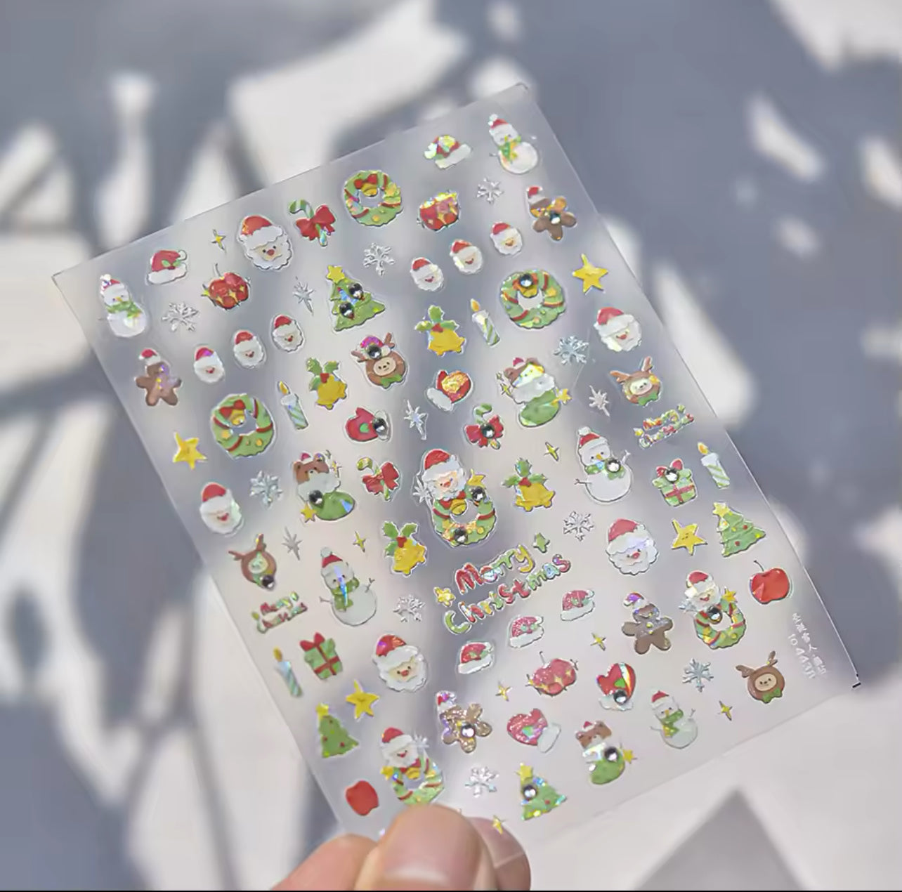 Crystal Diamond Luxury Nail Art Stickers Holo