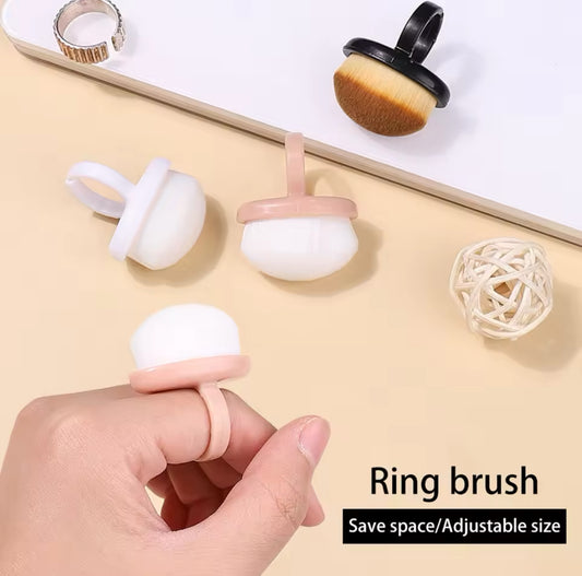 Dust Cleaning Brush Oval Ring-shaped White